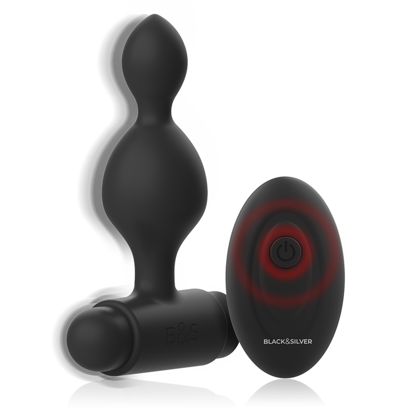 BLACKSILVER - TUCKER PEQUEÑO PLUG ANAL SILICONA CONTROL REMOTO