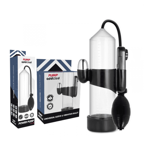 img_143365_f536055d841c433f5ee8af76724944b5_1.png PUMP ADDICTED - BOMBA ERECCIÓN RX3 TRANSPARENTE CON VIBRADOR