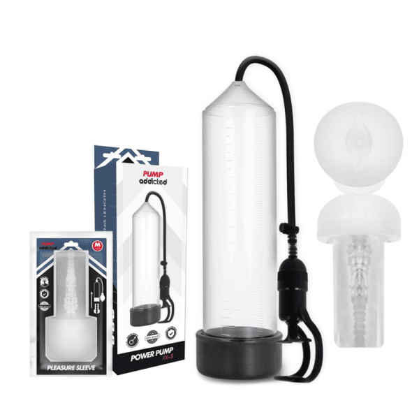 img_143376_4e8662929cb06cb790af4ca332bfc61c_1.png PUMP ADDICTED - BOMBA ERECCIÓN RX5 TRANSPARENTE CON MASTURBADOR