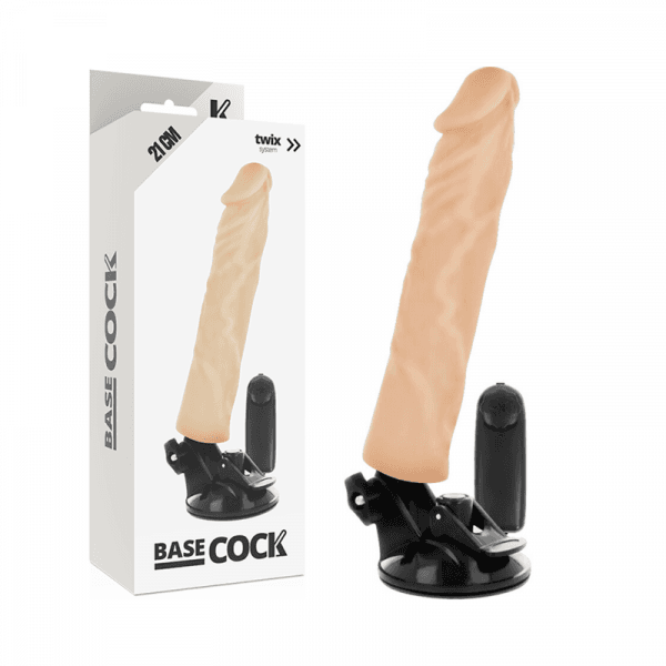 img_143443_4a840a5b32051c4680cfc0665ba5be13_1.png BASECOCK - VIBRADOR REALÍSTICO CONTROL REMOTO NATURAL 21 CM -O- 4 CM