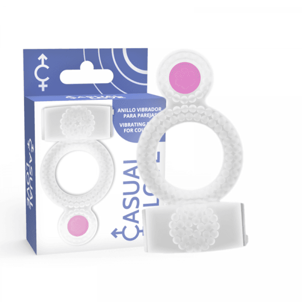 CASUAL LOVE - RING DOUBLE PLEASURE ANILLO TRANSPARENTE