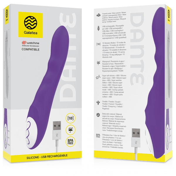 img_143505_7164849c0cd9945f3ad3b94a30c50720_1.png GALATEA - DANTE VIBRADOR LILA COMPATIBLE CON WATCHME WIRELESS TECHNOLOGY
