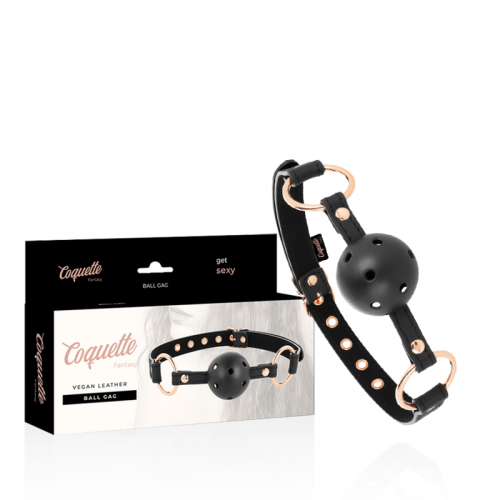img_143556_b7302c59aeed46c3ba8b028381f4df5a_1.png COQUETTE CHIC DESIRE - FANTASY MORDAZA TRANSPIRABLE CUERO VEGANO