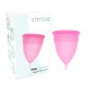 STERCUP - COPA MENSTRUAL FDA SILICONA ROSA - TALLA S