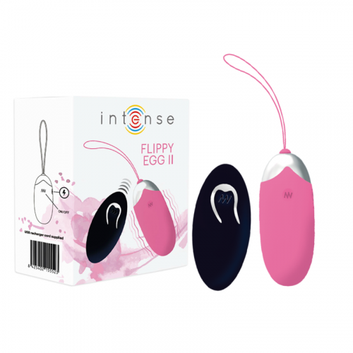 img_144124_54d81ae3b6d9f860e4b25fad82f41aa4_1.png INTENSE - FLIPPY II HUEVO RECARGABLE REMOTO ROSA