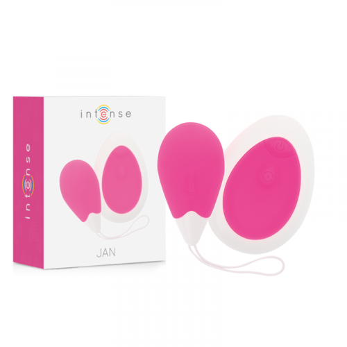 img_144131_ba987ca4d4262994b0eea18df04497de_1.png INTENSE - JAN HUEVO VIBRADOR CONTROL REMOTO ROSA