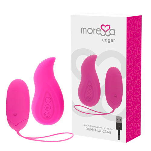 img_144147_99cc3e9ff03ccbda3909ba7e6d9f5d5c_1.png MORESSA - EDGAR SET DUO HUEVO REMOTO Y MANDO CON VIBRACIÓN INCORPORADA PREMIUM SILICONE CONTROL REMOTO