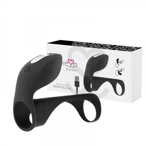img_144173_7111d4dfb1c540318c1dcffe487e2e4a_1.png MORESSA - BRANDON POTENTE ANILLO VIBRADOR CON FUNDA DE ENGROSAMIENTO MASCULINO