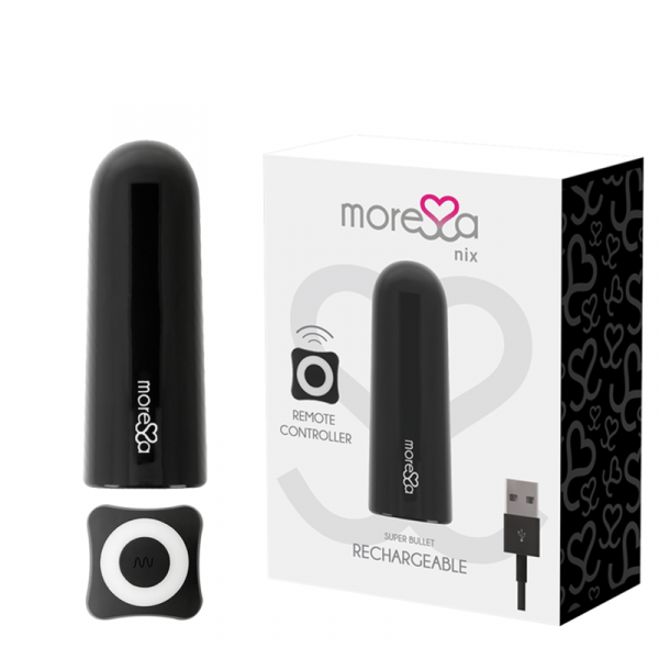 img_144178_e14748f2486bcbcbdef578b23dac8ab8_1.png MORESSA - NIX POTENTE VIBRADOR MULTI JUEGOS CONTROL REMOTO NEGRO
