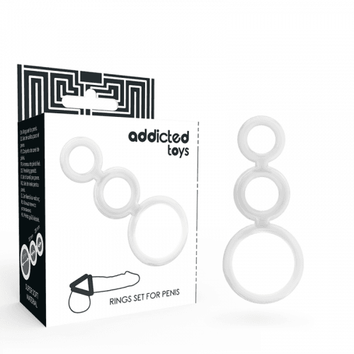 img_144875_8031d3089cfb5ee87fb409a397af5a98_1.png ADDICTED TOYS - SET ANILLOS PENE Y TESTÍCULOS CLEAR