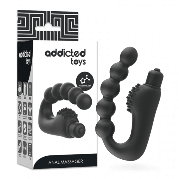ADDICTED TOYS - MASAJEADOR ANAL PROSTÁTICO CON VIBRACIÓN
