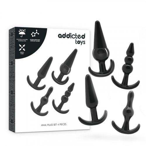 img_144906_78395b5dcde1f82b453a93ee1430a838_1.png ADDICTED TOYS - SET 4 PLUGS ANALES