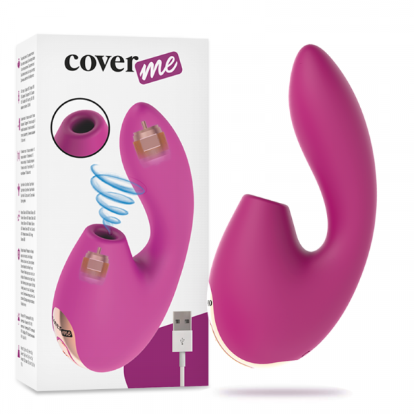 COVERME - CLITORAL SUCCIONADOR  VIBRADOR POTENTE G-SPOT RUSH