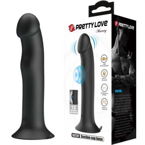 PRETTY LOVE - MURRAY VIBRADOR Y SUCCIONADOR DE CLÍTORIS NEGRO