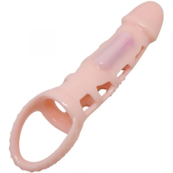 img_145662_9806f811703cbc13cf7050d60eca3ede_1.jpg PRETTY LOVE - HARRISON FUNDA EXTENSORA PENE CON VIBRACIÓN Y STRAP 13.5 CM