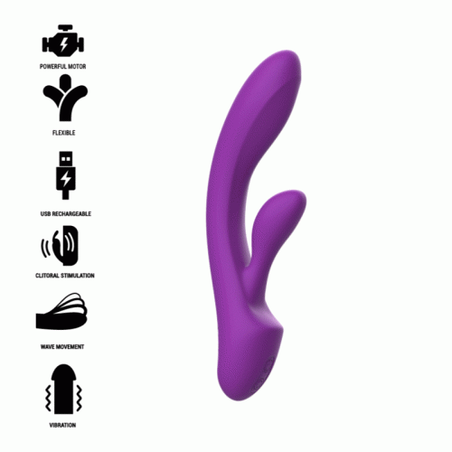 img_147156_69dbda5251ba304dae37303997436303_1.gif INTENSE - LUIGI VIBRADOR RABBIT SILICONA LIQUIDA MORADO