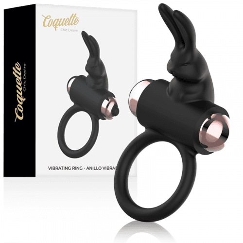 img_148190_4b62305d41da8f473dd8947b88718550_1.png COQUETTE CHIC DESIRE - COCK RING ANILLO VIBRADOR NEGRO / GOLD