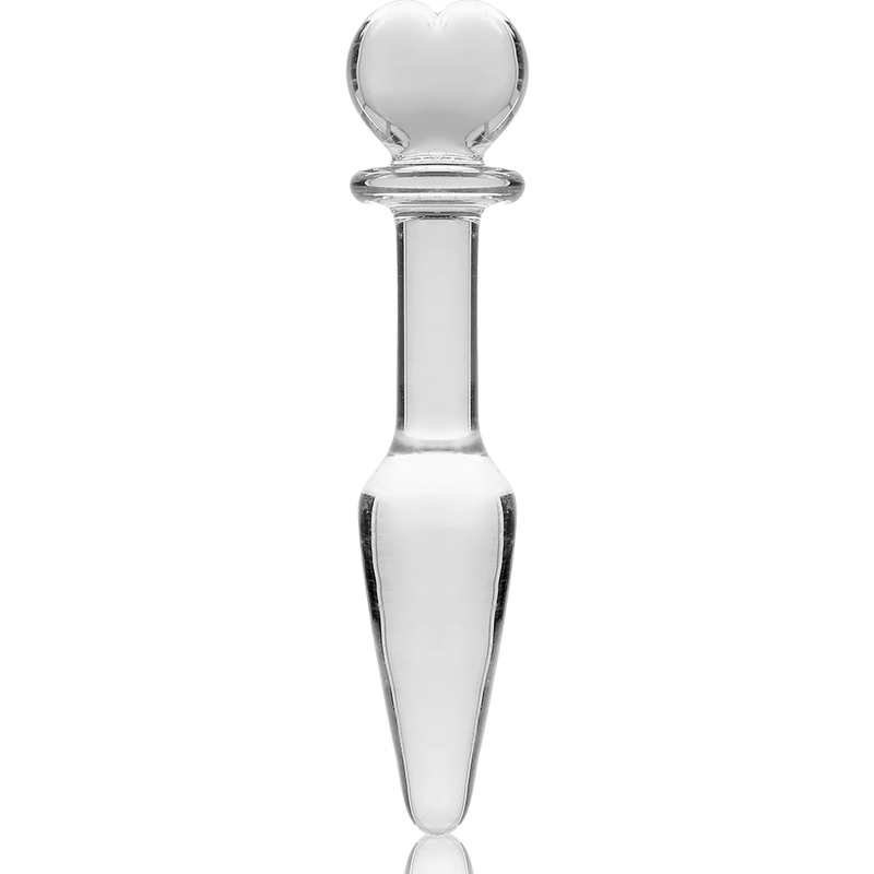 NEBULA SERIES BY IBIZA - MODELO 7 PLUG CRISTAL TRANSPARENTE 13.5 CM -O- 3 CM
