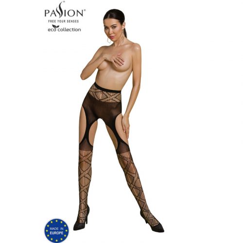 img_152336_546086a9d86ee86e03dccf2ddc8df382_1.jpg PASSION - ECO COLLECTION BODYSTOCKING ECO S005 NEGRO