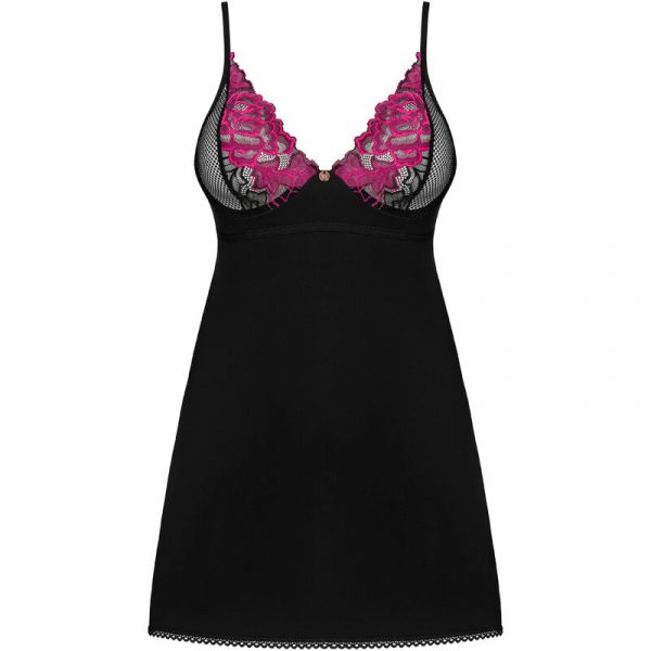 OBSESSIVE - ROSENTY CHEMISE  TANGA XS/S