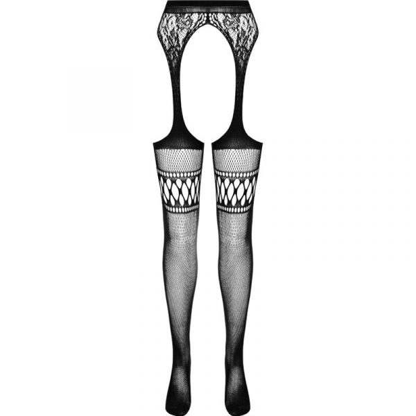 PASSION - S026 MEDIAS CON LIGUERO NEGRO TALLA ÚNICA