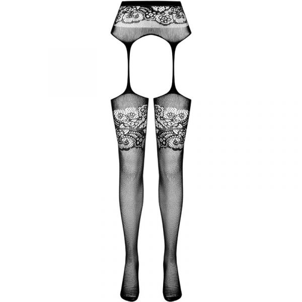 PASSION - S029 MEDIAS CON LIGUERO NEGRO TALLA ÚNICA