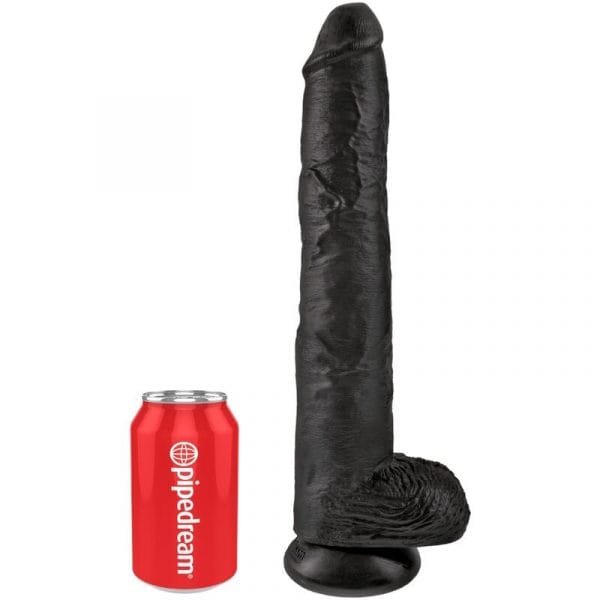 img_155236_9adb47f9a32ce4df28d85ba591ae58ce_1.jpg KING COCK - REALISTIC PENIS WITH BALLS 30.5 CM BLACK