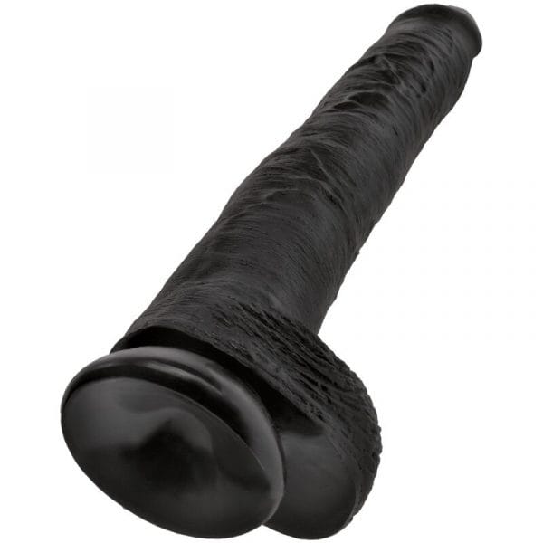 img_155237_9211b62c1aa2d567f8dfd27239b199ee_1.jpg KING COCK - REALISTIC PENIS WITH BALLS 30.5 CM BLACK