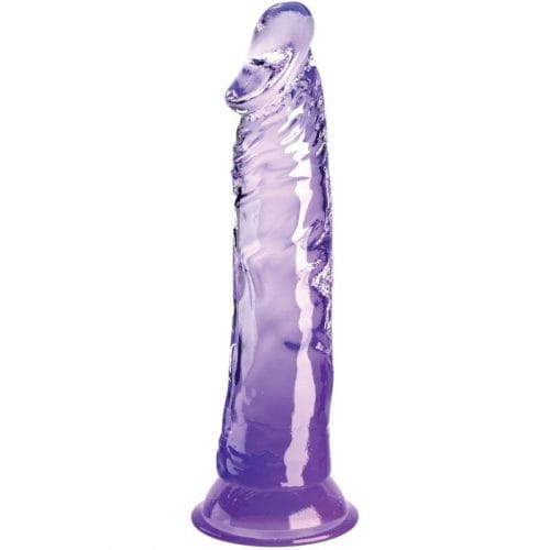 img_155301_0d55c3ae54a09eab34804b7e0254b71e_1.jpg KING COCK - CLEAR PENE REALÍSTICO 19.7 CM MORADO