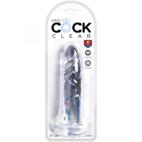 img_155329_4c648ab3dd5cdac2c9edae9bec4a5ca6_1.jpg KING COCK - CLEAR PENE REALÍSTICO 15.5 CM TRANSPARENTE