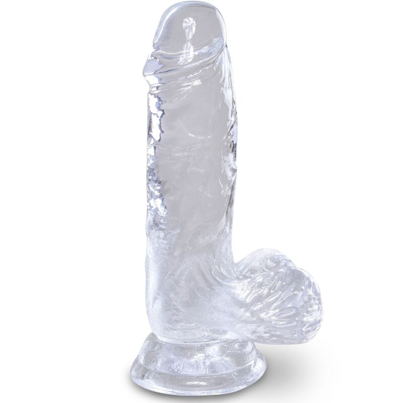img_155362_433ff8c1e96461099b77c7c20f4dd8a5_1.jpg KING COCK - CLEAR PENE REALÍSTICO CON TESTÍCULOS 10.1 CM TRANSPARENTE
