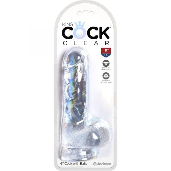 img_155369_9d3f97f025dcfa7aa41257796b908907_1.jpg KING COCK - CLEAR PENE REALÍSTICO CON TESTÍCULOS 13.5 CM TRANSPARENTE
