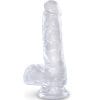 img_155370_5f7de5899bbd3e4713a13e43cdbd81b5_1.jpg KING COCK - CLEAR PENE REALÍSTICO CON TESTÍCULOS 13.5 CM TRANSPARENTE