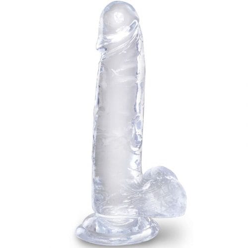 img_155379_8efe1ea3ae8c66d951f22f4a28f9344a_1.jpg KING COCK - CLEAR PENE REALÍSTICO CON TESTÍCULOS 15.2 CM TRANSPARENTE