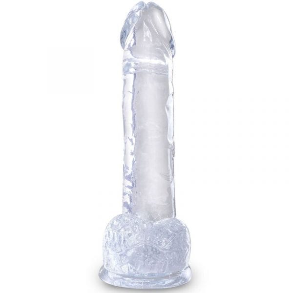 img_155381_de90b1d1bd1720d83001c49571d70790_1.jpg KING COCK - CLEAR PENE REALÍSTICO CON TESTÍCULOS 15.2 CM TRANSPARENTE