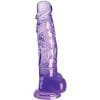 img_155390_806190ba8d92bbdcd58f27bbe66399ea_1.jpg KING COCK - CLEAR PENE REALÍSTICO CON TESTÍCULOS 16.5 CM MORADO