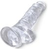 img_155395_647e54ce6217cdac8e050336fb3ac292_1.jpg KING COCK - CLEAR PENE REALÍSTICO CON TESTÍCULOS 16.5 CM TRANSPARENTE