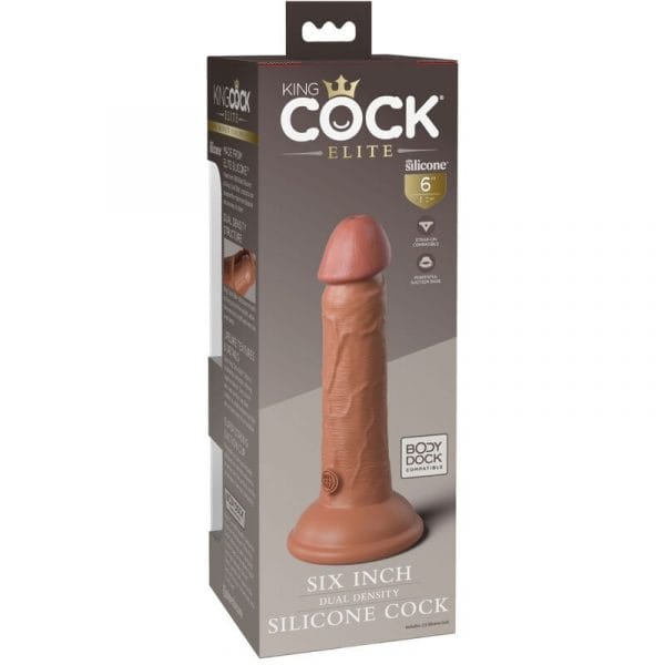 img_156096_96bbe35c0af029344e67551784d8d427_1.jpg KING COCK - ÉLITE DILDO REALÍSTICO SILICONA 15.2 CM CARAMELO