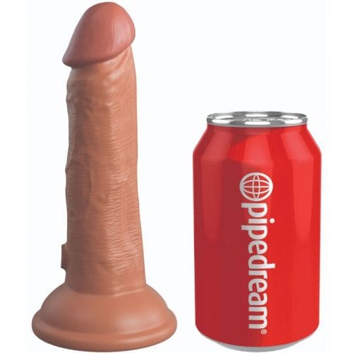 img_156099_a4992df1f3b3cba1fa4bece4cfe3bd05_1.jpg KING COCK - ÉLITE DILDO REALÍSTICO SILICONA 15.2 CM CARAMELO