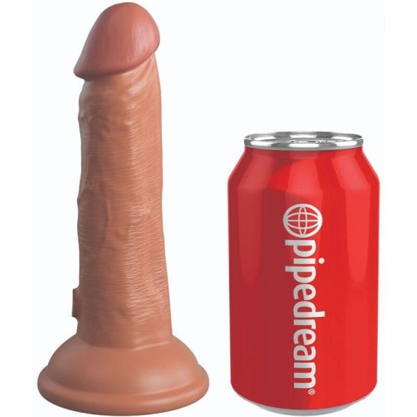 img_156099_a4992df1f3b3cba1fa4bece4cfe3bd05_1.jpg KING COCK - ÉLITE DILDO REALÍSTICO SILICONA 15.2 CM CARAMELO