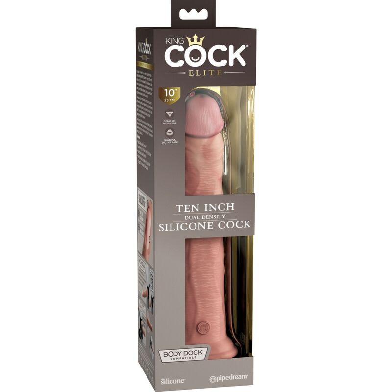 img_156151_00f84850323e755898a09ae1fe42fa42_1.jpg KING COCK - ÉLITE DILDO REALÍSTICO SILICONA 25.4 CM