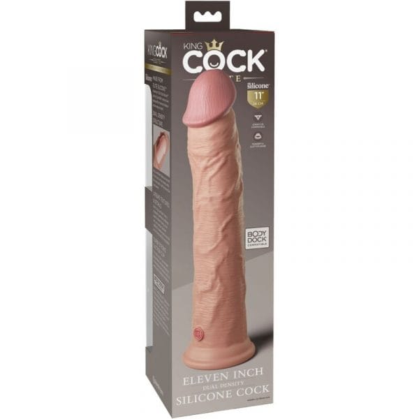 img_156164_7d9812c99432367bd2bd7d521bfa24d9_1.jpg KING COCK - ÉLITE DILDO REALÍSTICO SILICONA 28 CM