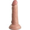 KING COCK - ÉLITE DILDO REALÍSTICO VIBRADOR  SILICONA 15.2 CM