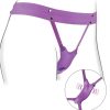 FANTASY FOR HER - BUTTERFLY HARNESS, VIBRATING RECHARGEABLE  REMOTE CONTROL PURPLE