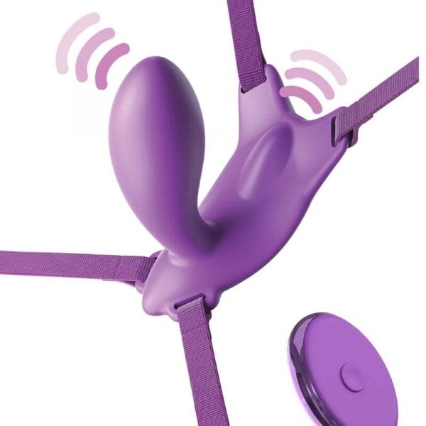 img_156296_fa40c9d5c29fcabbc75b8ecdc27003f1_1.jpg FANTASY FOR HER - BUTTERFLY HARNESS G-SPOT WITH VIBRATOR, RECHARGEABLE REMOTE CONTROL VIOLET