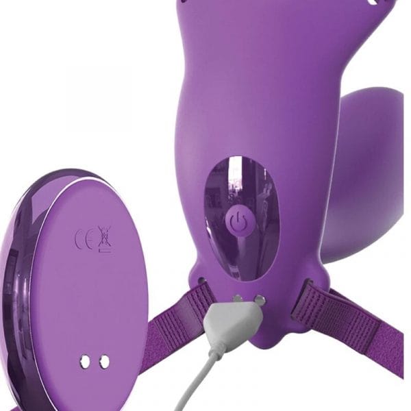 img_156297_23ee7dfa505d70971686ce3cafab46d8_1.jpg FANTASY FOR HER - BUTTERFLY HARNESS G-SPOT WITH VIBRATOR, RECHARGEABLE REMOTE CONTROL VIOLET
