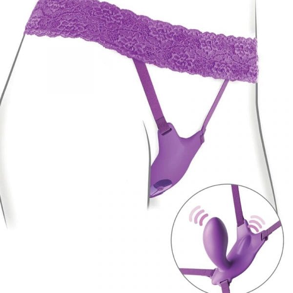 img_156300_55da955c0e4444162ee5dc8efd87a20f_1.jpg FANTASY FOR HER - BUTTERFLY HARNESS G-SPOT WITH VIBRATOR, RECHARGEABLE REMOTE CONTROL VIOLET