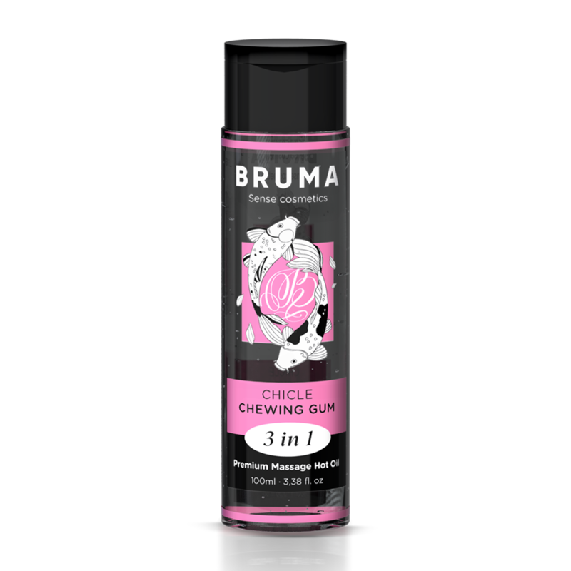 img_156377_946d0e2834c58e72d580fba98fa4e974_1.png BRUMA - ACEITE DE MASAJE PREMIUM EFECTO CALOR SABOR CHICLE 3 EN 1 - 100 ML