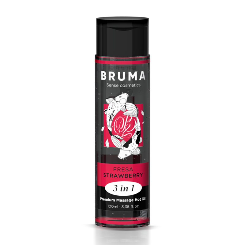 img_156411_1b205d1727a6d8a90869401551e2232f_1.png BRUMA - ACEITE DE MASAJE PREMIUM EFECTO CALOR SABOR FRESA 3 EN 1 - 100 ML