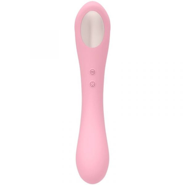 FEMINTIMATE - DAISY MASSAGER SUCCIONADOR Y VIBRADOR ROSA